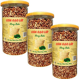 CƠM GẠO LỨT SẤY RONG BIỂN MỖI HŨ 250G HIỆU SK FOOD