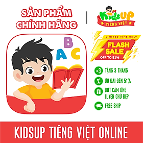 KidsUP Tiếng Việt  - Gói Trọn Đời Tặng Bút Cảm Ứng