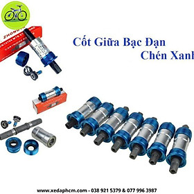 Trục giữa bạc đạn xe đạp cốt vuông 110.5-122.5mm