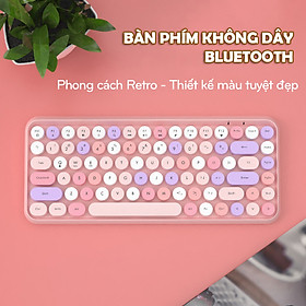 Bàn phím không dây Bluetooth  308i, dễ sử dụng, thiết kế đẹp- D1484