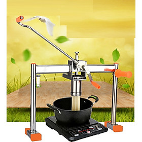 Mua máy làm làm bún  bánh canh inox cao cấp 2 chân th17 có 7 đầu đa năng làm mì tươi ép tay  mì tròn  mì ống  mì spaghetti  mì ống  soba  somens