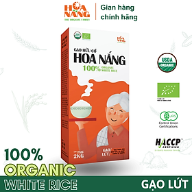 Gạo Hữu Cơ Hoa Nắng - Gạo Lứt 2kg