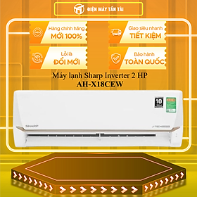 Máy lạnh Sharp Inverter 2 HP AH-X18CEW - HÀNG CHÍNH HÃNG - CHỈ GIAO HCM