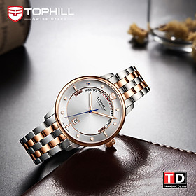 ĐỒNG HỒ TOPHILL TW071G.S7688 Nam dây thép 316L máy Automatic sang trọng 