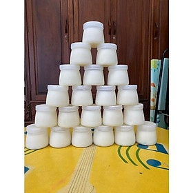 50 Hủ sữa chua nếp cẩm 120ml kèm nắp