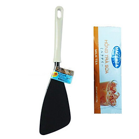Mua Muỗng Lật Đảo Thức Ăn Chịu Nhiệt Hàng Japan + Tặng Hồng Trà Sữa (Cafe) Maccaca 20g