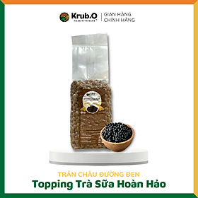 Trân Châu Đường Đen Cao Cấp Túi 1000gr - Topping Trà sữa, Chè