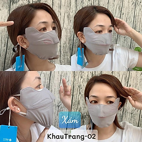 Khẩu Trang đi nắng chống tia UV UFP 50+ - Unisex Nam Nữ đều thích hợp KT02