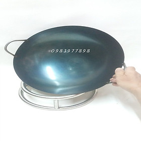 Mua CHẢO SẮT 2 QUAI XÁCH TÔI ĐEN DẦU SẴN