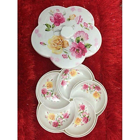 Mua Hộp mứt mai 5 cánh phíp