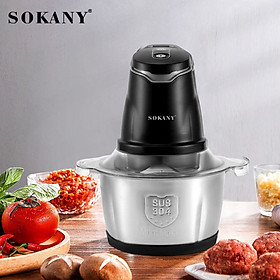 Mua Máy xay cầm tay đa năng SOKANY SK-02020  công suất 1500W  lưỡi dao sắc bén xay nhuyễn mọi loại thực phẩm nhanh chóng và tiện lợi - HÀNG CHÍNH HÃNG