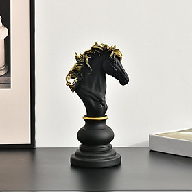 International Chess Sculpture Ornament Figurine Photo Props