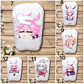 Mua Gấu ôm honkai impact 2 mặt ảnh 22x50cm /gối ngủ hoinkai imopact