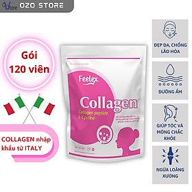 Viên uống Feelex Collagen giúp làm đẹp da, chống lão hóa gói 120 viên (20 ngày)