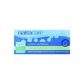 Natracare BVS Tampon Ngày Thường 16 cái