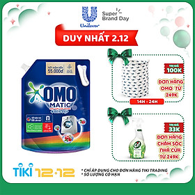 Túi Nước Giặt Omo Matic Bền Đẹp Cửa Trước 2.9Kg
