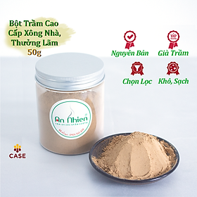 Bột Trầm Hương An Nhiên Cao Cấp, Trầm Hương Xông Nhà, Khử Mùi, Tẩy Uế, Thơm Phòng, Hộp 50 Grams BCC