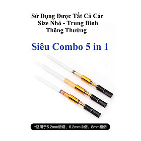 Combo 15 Đầu lọc hút thuốc, tẩu lọc hút thuốc, đầu lọc khói thuốc, đầu lọc thuốc