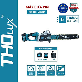 Mua Máy cưa xích pin Tholux M-8815 1500W  Chiều dài lam 16inch  pin 10cell