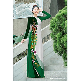 Vải áo dài in hoa XHV-207