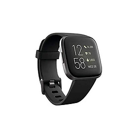 Fitbit Versa 2 Health & Fitness Smartwatch with Heart Rate, Music, Alexa Built-in, Sleep & Swim Tracking, Petal/Copper Rose, One Size (S & L Bands Included)