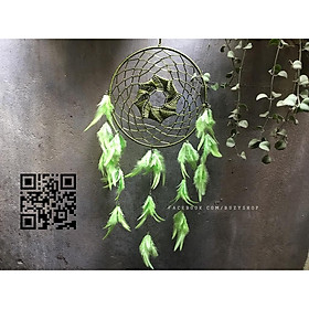 DREAMCATCHER- vòng đuổi bắt giấc mơ loại lớn (25cm) - XANH LÁ NHẠT