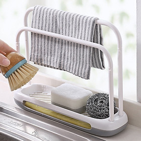Mua Kệ để xà phòng  đồ cọ rửa và khăn lau - Màu ngẫu nhiên