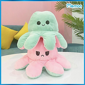 Gấu Bông Bạch Tuộc Cảm Xúc 2 Mặt Cao Cấp - Hàng Chính Hãng Memon - Đồ Chơi Thú Nhồi Bông Bạch Tuộc Cảm Xúc Nhiều Màu - Nhiều Kích Thước - Bông Gòn Mềm Mịn, Dễ Sử Dụng Và An Toàn Cho Trẻ Nhỏ