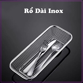 Mua Rổ Dài Inox Đựng Muỗng Đũa Không Rỉ Sang Trọng