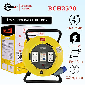 Mua Ổ Cắm Rulo  ổ cắm quay tay điện Kéo Dài SUNTECH BCH1520 và BCH2520.Giải Pháp An Toàn Cho Nhà Máy và Công Xưởng