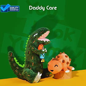 Gấu bông, thú nhồi bông khủng long T-rex xanh cao cấp Mideer Stuffed Animal