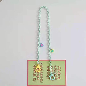 Dây đeo khẩu trang, Dây đeo kính thời trang chống rơi rớt 2 trong 1, dây khẩu trang xích nhựa