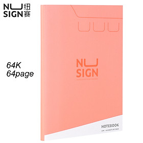 Nusign Student Index Grid Book 64K 25K 16K Notebook Notepad 64 Pages Loose-leaf Office Handbook Lattice Note Book Conference Book Category Page Daily Plan Organizer Stationery Supplies School Office Use