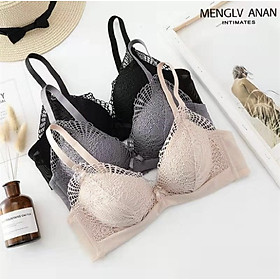 Áo Lót Nữ ML03 Không Gọng Mút Bàn Tay Vừa Bản 3 Móc