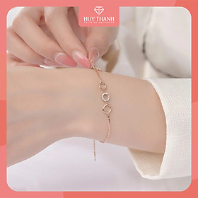 Lắc tay vàng 14k LLF165 Huy Thanh Jewelry