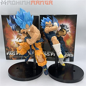 Combo 2 mô hình nhân vật Son Goku và Vegeta Blue Dragon Ball Bảy Viên Ngọc Rồng Songoku Super Saiyan God Siêu Xayda