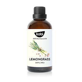 Tinh Dầu Sả Chanh 100ml Kobi Giúp Đuổi Muỗi, Khử Mùi, Thơm Phòng - Tinh Dầu Thiên Nhiên Nguyên Chất - Tinh Dầu Xông Phòng