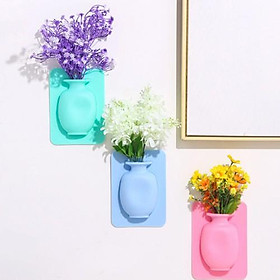 Mua Bình Đựng Hoa Dán Tường Bằng Silicon