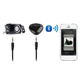 Wireless Bluetooth 3.5mm Car Aux Audio Stereo Music Receiver Adapter Home