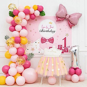 Mua ( Backdrop in decal tên bé ) ( được đổi bóng số tuổi