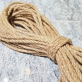 Mua Size 3mm - Cuộn 10 mét dây thừng  dây gai trang trí  dây thừng decor  dây làm đồ handmade  dây đay  dây cói  dây sơ dừa