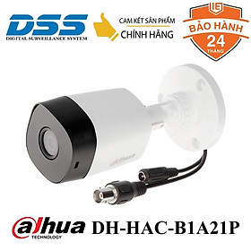 Camera HDCVI thân 2MP FullHD 1080P Dahua DH-HAC-B1A21P DSS Việt Nam Hàng Chính Hãng