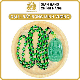 Mặt phật bản mệnh đeo cổ đá xanh phong thủy HÀ XÁ tuổi tý sửu dần mão thìn tỵ ngọ mùi thân dậu tuất hợi nam nữ may mắn tài lộc