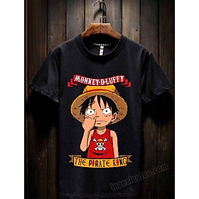 Áo LuffyMẫu áo in hình Luffy One Piece đẹp siêu ngầu giá siêu rẻ nhất vịnh bắc bộ