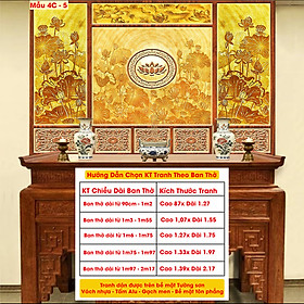 Mua Tranh Lụa Dán Tường Phòng Thờ Cao Cấp 5 – In Sắc Nét – Tặng Keo Dán  Giá Tận Xưởng - Mẫu 4C-5