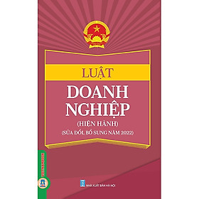 Hình ảnh Luật Doanh Nghiệp (Hiện Hành) (Sửa Đổi, Bổ Sung Năm 2022)