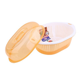 Mua Bộ Rổ + chậu có nắp đậy Song Long - Màu ngẫu nhiên