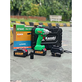 MÁY SIẾT BULONG 21V (MOTOR TỪ) KAZAKI KZ21CW (CHÂN PIN MAKITA, 2 PIN 3AH, 1 SẠC )- HÀNG CHÍNH HÃNG