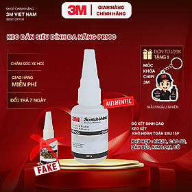 Keo dán đa năng siêu dính Scotch-Weld 20g 3M PR100