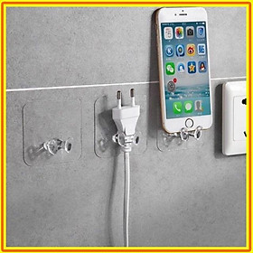 Mua Gọn Gàng Nhà Cửa Với Móc Dán Tường Treo Phích Cắm Tiện Dụng An Toàn